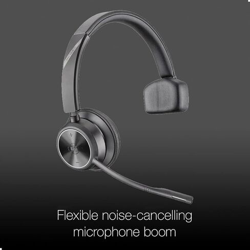Global Teck Worldwide Poly Savi 7320 Wireless DECT Stereo Headset System, Compatible with RingCentral, 8x8, Zoom, Teams, Vonage, PC/Mac, Microfiber Cloth in Saudi Arabia