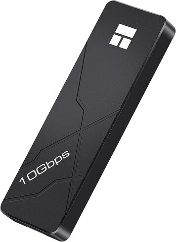 حافظة Thermalright M.2 NVMe SSD، HR-EB110 AC أسود، USB3.2 Gen2 10 جيجابت في الثانية USB-C حافظة SSD خارجية، غلاف من الألومنيوم CNC، يدعم PCIe 2230 2242 2260 2280، حتى 8 تيرابايت in Kuwait