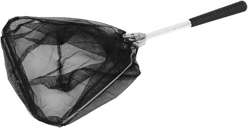 Triangle Fishing Mini Net Folding Aluminium Alloy Fishing Dip Net Fishing Landing Net Practical Fishing Accessory in Saudi Arabia