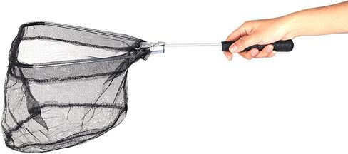 Triangle Fishing Mini Net Folding Aluminium Alloy Fishing Dip Net Fishing Landing Net Practical Fishing Accessory in Saudi Arabia
