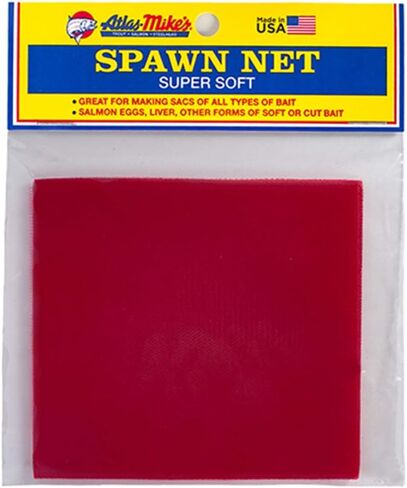 Atlas Mike's 55066 Spawn Net, 4" X 4" Squares, Red in Saudi Arabia