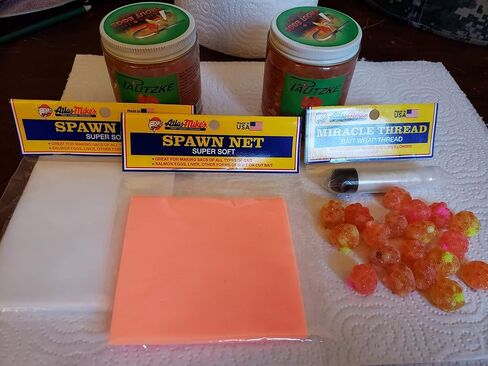 Atlas Mike's 55066 Spawn Net, 4" X 4" Squares, Red in Saudi Arabia