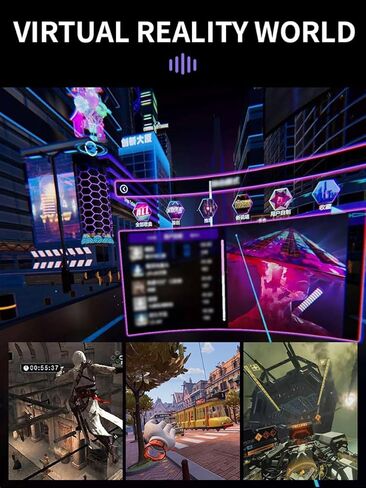 Ultra HD 4K, Virtual Reality Glasses, Theater-Grade, Myopia-Friendly, Gift Choice in Saudi Arabia