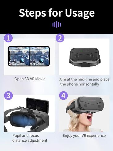 Ultra HD 4K, Virtual Reality Glasses, Theater-Grade, Myopia-Friendly, Gift Choice in Saudi Arabia