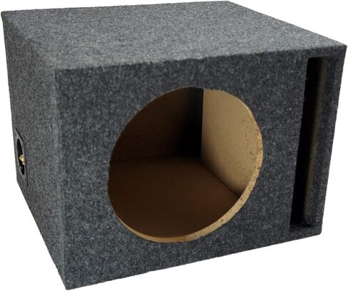 American Sound Connection Universal Car Stereo Vented Port Single 12" Alpine S-W12D4 Type S Car Audio Subwoofer Custom Sub Box Enclosure Package New Without Amp in Saudi Arabia