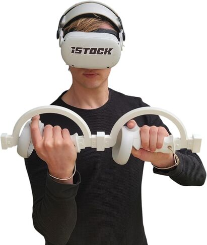 ARC VR Two Handed Sword for Meta Quest 3/Quest 2/Quest 3S Immersive Accessories for Blade & Sorcery and Dungeons of Eternity VR Sword Fighting Games (White) in Saudi Arabia