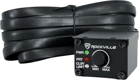 Rockville VS15K51 Bundle: 15 in 2000-Watt Car Subwoofer in Vented Enclosure 1-Ohm, Krypton-M1 2000-Watt Mono Car Amplifier with Wired Level Control, RWK41 4-Gauge Complete Amp Wiring Kit, 3-Items in Saudi Arabia