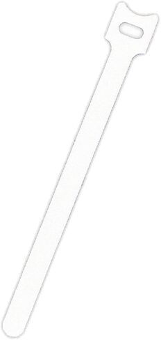 NavePoint 10 Inch Hook and Loop Reusable Strap Cable Cord Wire Ties 50 Pack White in Saudi Arabia