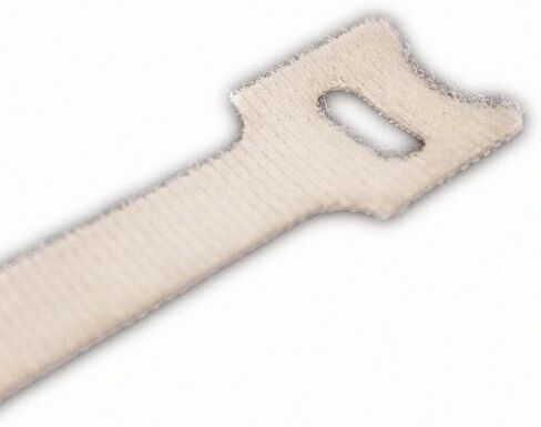 NavePoint 10 Inch Hook and Loop Reusable Strap Cable Cord Wire Ties 50 Pack White in Saudi Arabia