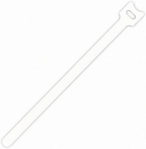 NavePoint 10 Inch Hook and Loop Reusable Strap Cable Cord Wire Ties 50 Pack White in Saudi Arabia