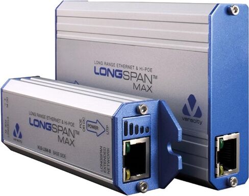 Veracity VLS-LSM-C4 Longspan Max Quad - 4 قنوات عالية الطاقة تصل إلى 90 وات إيثرنت طويل المدى وموسع POE in Kuwait