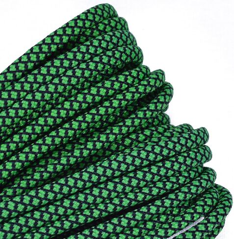 550 Paracord Type III 7 Strand - Utility Cord - Neon Green Diamonds 50 Feet in Saudi Arabia