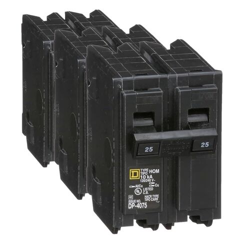 مربع D - HOM225CP 25a 2p قاطع الدائرة الكهربائية in Kuwait