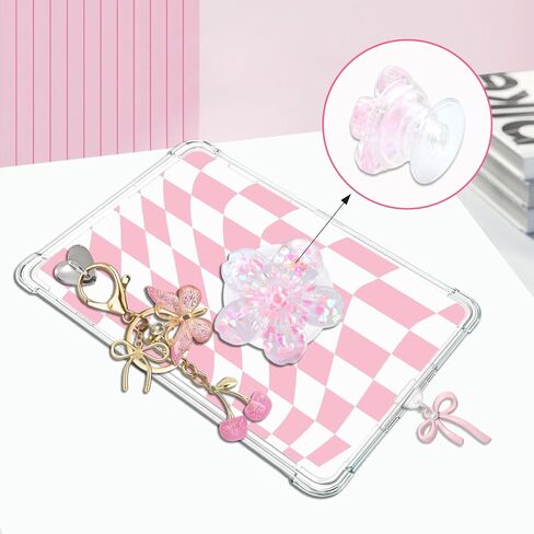 Cute Charms Set for Phone,Grip Holder,Dust Plug Charm Type C/USB C,Charms Compatible for Phone,Kindle for Women. in Kuwait