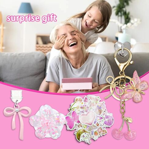 Cute Charms Set for Phone,Grip Holder,Dust Plug Charm Type C/USB C,Charms Compatible for Phone,Kindle for Women. in Kuwait