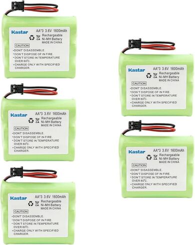 Kastar 1-Pack Battery Replacement for Panasonic P-P501 P-P501A P-P501PA HHRP501 KX-A36 KX-TA38 Type 1 P-P504 P-P504A P-P504PA Type 11 P-P505 HHR-P505 HHR-P505A HHR-P505A/1B HHR-P505PA Type 13 in Saudi Arabia