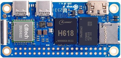 Orange Pi Zero 2W 1.5G Allwinner H618 LPDDR4 وحدة المعالجة المركزية رباعية النواة 64 بت كمبيوتر لوحي واحد، تردد 1.5 جيجا هرتز واي فاي 5.0 بلوتوث 5.0 هوائي على اللوحة يدعم شاشة 4K تشغيل Android Ubuntu in Saudi Arabia
