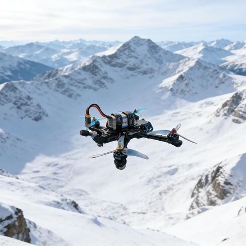 نظارات SKYZONE Cobra SD FPV، نظارات فيديو مستقبلية متنوعة 5.8 جيجا هرتز 48 قناة لسباقات الطائرات بدون طيار، شاشة LCD 800x480 16:9، تدعم النظارات وبطارية 18650 in Saudi Arabia