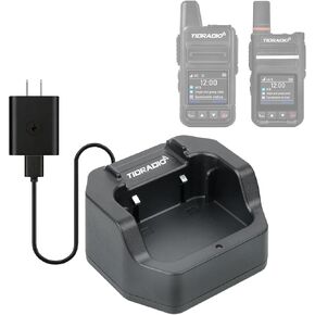TIDRADIO TD-M15 &TD-G18 PoC Radio Original Desktop Charger with US Adapter + USB Charger Cable for TID Radio M15 G18 Walkie Talkie Accessories-1Pack in Saudi Arabia