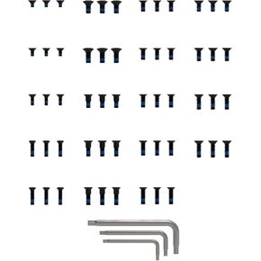 Red Dot Screw Kit for Mounting Red Dot to Pistol, Includes #6-32, M3, M4 Screw Types with 3 Wrenches, Compatible with RMR, 57Pcs in Saudi Arabia