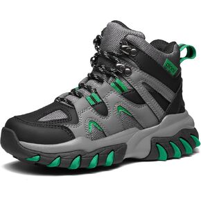 GINNI Kids Non-Slip Hiking Ankle Boots, Water Resistant Anti-Collision Outdoor Athletic Trekking Shoes for Toddler/Boys/Girls in Kuwait