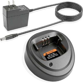 WPLN4137 شاحن سطح المكتب السريع متوافق مع CP200 CP200D PR400 DEP450 DP1400 اتجاهين راديو بطارية شحن سريع لجهاز PMNN4598 PMNN4600 NNTN4497 NNTN4851، قابس الولايات المتحدة in Kuwait