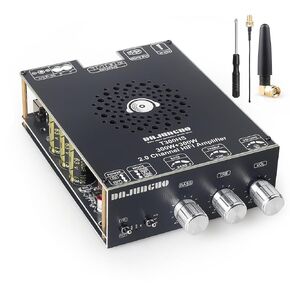 لوحة مضخم صوت بلوتوث T300HS 2.0 قناة، طاقة عالية 300 وات + 300 وات، شريحة TPA3255، مع تحكم مستقل في الجهير والصوت الثلاثي، لمشاريع الصوت المنزلي ومكبرات الصوت التي تصنعها بنفسك in Kuwait