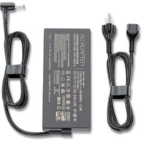 شاحن 240 واط ADP-240EB B متوافق مع Asus ROG Zephyrus G14 GA403 G16(2024 2025) GU605 GA605 Flow Z13 V16 ProArt P16 PZ13 TUF A14 A16 A18 سلك محول تيار متردد للكمبيوتر المحمول (مستطيل Conn) in Kuwait