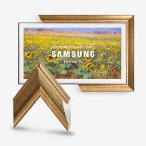 Lisbon Gold Handmade TV Frame – Compatible ONLY with Samsung The Frame in Saudi Arabia