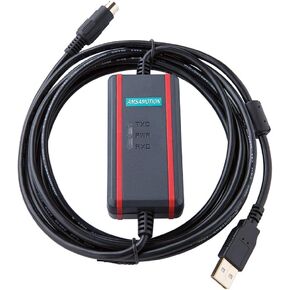 AMSAMOTION FX-USB-AW لسلسلة Mitsubishi FX1N/2N/FX3UC/FX3G كابل برجمة PLC رقاقة FTDI in Kuwait