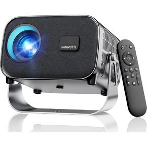 Smart Projector with WIFI and Bluetooth, 800ANSI Native 1080P Portable Projector Built-in Apps, Auto Keystone & Electric Focus Movie Projector for Home Theater Compatible with IOS/Android/HD(Gray) in Saudi Arabia