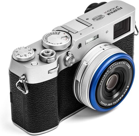 مجموعة حلقات الألوان NiSi - مجموعة من 4 حلقات ألوان مزخرفة لسلسلة Fujifilm X100 - 1 لكل منها ذهبي وذهبي وردي وأزرق وأخضر - متوافقة مع Fujifilm X100، X100S، X100F، X100T، X100V، X100VI in Kuwait