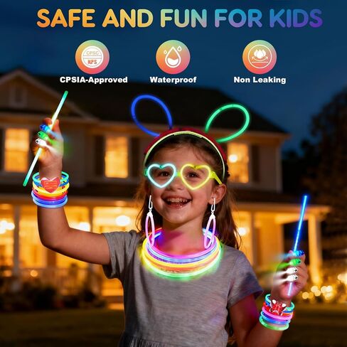244 Pack Glow in the Dark Party Supplies for Kids, Neon Party Favors for Kids, Glow Party Favors for Kids 8-12, Kids Led Light Up Party Favors,Kids New Years Eve Party Supplies in Saudi Arabia