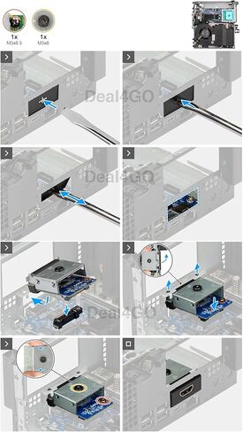 Deal4GO HDMI Port IO Board 5CRR6 05CRR6 Replacement for Dell Pro Slim QCS1250 QCM1250 QCT1250 QBS1250 QBT1250 FCM2250 Tower Desktop in Saudi Arabia