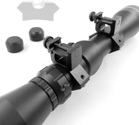 2-7x42 Long Eye Relief Scope Mil-dot Reticle 30mm Tube Diameter Fits Mosin Nagant 1891/30 M39 with Mount Rings in Saudi Arabia