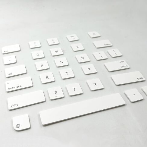 Replacement Keycaps Keys for Magic Keyboard (Models A2449, A2450, A3118, A3203) & iMac 24" (A2438, A2439) - QWERTY US Layout Full Key Cap Set Repair Kit (2021-2025 Models) in Saudi Arabia