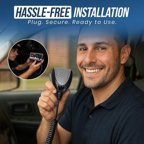 مضخم صفارات الإنذار عن بعد من Whelen 295HFS2 - 200 وات، ميكروفون سلكي صلب، حامل لوحة القيادة أو اللوحة، قدرات تكرار الصوت والمخاطبة العامة - متانة قوية - مضخم صوت صفارات الإنذار لمركبات الطوارئ in Kuwait