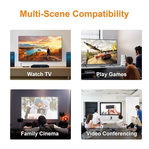 كابل HDMI إلى RCA 1080P 5ft/1.5m، HDMI ذكر إلى 3-RCA محول كابل الصوت والفيديو AV للتلفزيون، HDTV، DVD، الكمبيوتر الشخصي، جهاز العرض (بدون وظيفة تحويل الإشارة) in Kuwait
