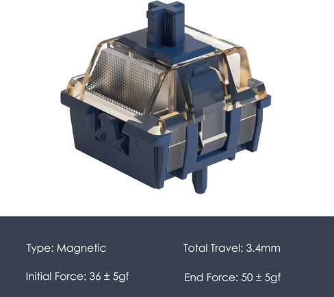 Akko Astrolink Magnetic Switch for Rapid Trigger HE Gaming Keyboard 20mm Spring Pre-Lubed Key Switches in Saudi Arabia