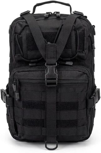 SMONT Coyote Brown Tactical Sling Bag - MOLLE Compatible Daypack, Small Durable Backpack for Hiking, Commute, Work/EDC - Assault Range Bag Crossbody Chest Pack Single Shoulder Pack in Coyote in Kuwait