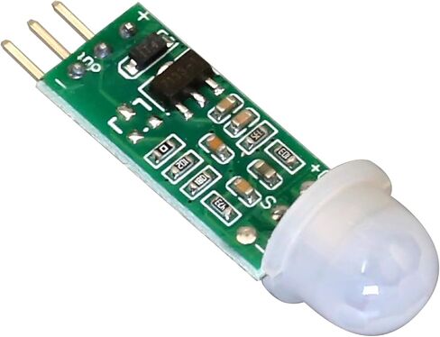 مستشعر حركة HC-SR505 PIR (5 عبوات) وحدة صغيرة لكشف جسم الإنسان بالأشعة تحت الحمراء متوافقة مع Arduino وRaspberry Pi MCU مفتاح حركة عالي الدقة للإلكترونيات التي تصنعها بنفسك in Saudi Arabia
