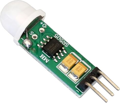 مستشعر حركة HC-SR505 PIR (5 عبوات) وحدة صغيرة لكشف جسم الإنسان بالأشعة تحت الحمراء متوافقة مع Arduino وRaspberry Pi MCU مفتاح حركة عالي الدقة للإلكترونيات التي تصنعها بنفسك in Saudi Arabia