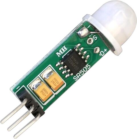 مستشعر حركة HC-SR505 PIR (5 عبوات) وحدة صغيرة لكشف جسم الإنسان بالأشعة تحت الحمراء متوافقة مع Arduino وRaspberry Pi MCU مفتاح حركة عالي الدقة للإلكترونيات التي تصنعها بنفسك in Saudi Arabia