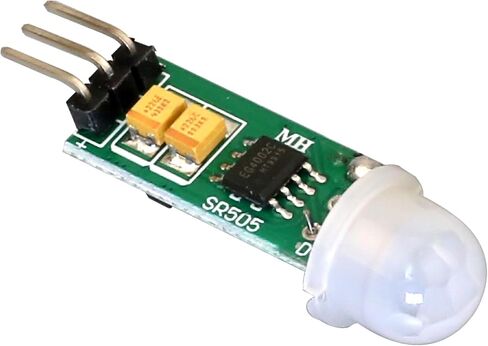مستشعر حركة HC-SR505 PIR (5 عبوات) وحدة صغيرة لكشف جسم الإنسان بالأشعة تحت الحمراء متوافقة مع Arduino وRaspberry Pi MCU مفتاح حركة عالي الدقة للإلكترونيات التي تصنعها بنفسك in Saudi Arabia