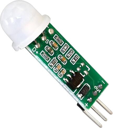 مستشعر حركة HC-SR505 PIR (5 عبوات) وحدة صغيرة لكشف جسم الإنسان بالأشعة تحت الحمراء متوافقة مع Arduino وRaspberry Pi MCU مفتاح حركة عالي الدقة للإلكترونيات التي تصنعها بنفسك in Saudi Arabia