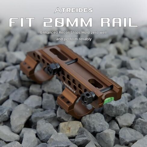 حامل نطاق ATREIDES Omnigrit Cantilever، حامل نطاق أنبوبي 20 مم 30 مم مع معايرة أفقية، ارتفاع مركزي 1.4 بوصة (بني) in Kuwait