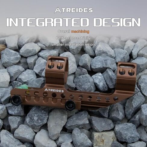حامل نطاق ATREIDES Omnigrit Cantilever، حامل نطاق أنبوبي 20 مم 30 مم مع معايرة أفقية، ارتفاع مركزي 1.4 بوصة (بني) in Kuwait