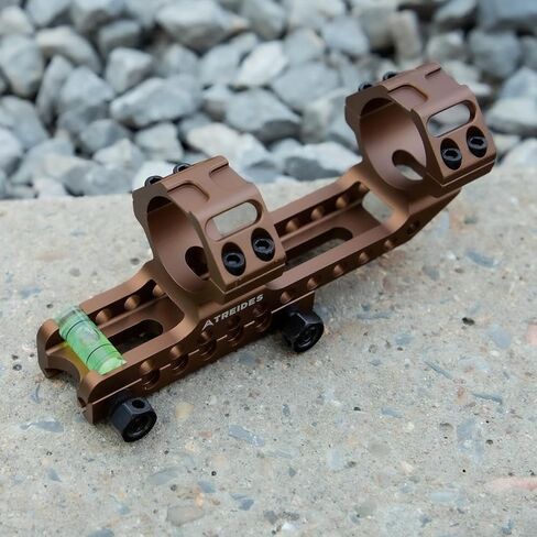 حامل نطاق ATREIDES Omnigrit Cantilever، حامل نطاق أنبوبي 20 مم 30 مم مع معايرة أفقية، ارتفاع مركزي 1.4 بوصة (بني) in Kuwait