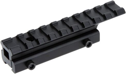 HIGOO® Tactical High Profile Dovetail Weaver Rail Adapter, 11mm to 20mm Picatinny Riser Mount in Saudi Arabia