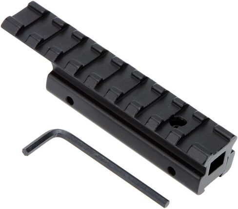 HIGOO® Tactical High Profile Dovetail Weaver Rail Adapter, 11mm to 20mm Picatinny Riser Mount in Saudi Arabia